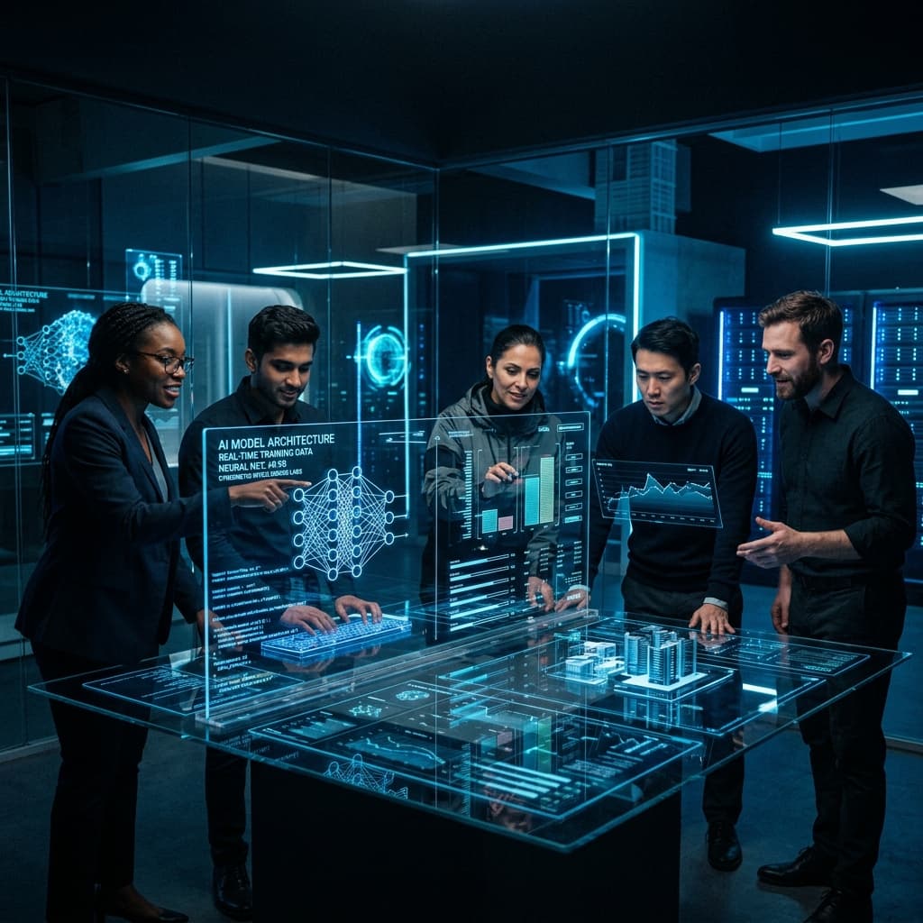 Team building AI models